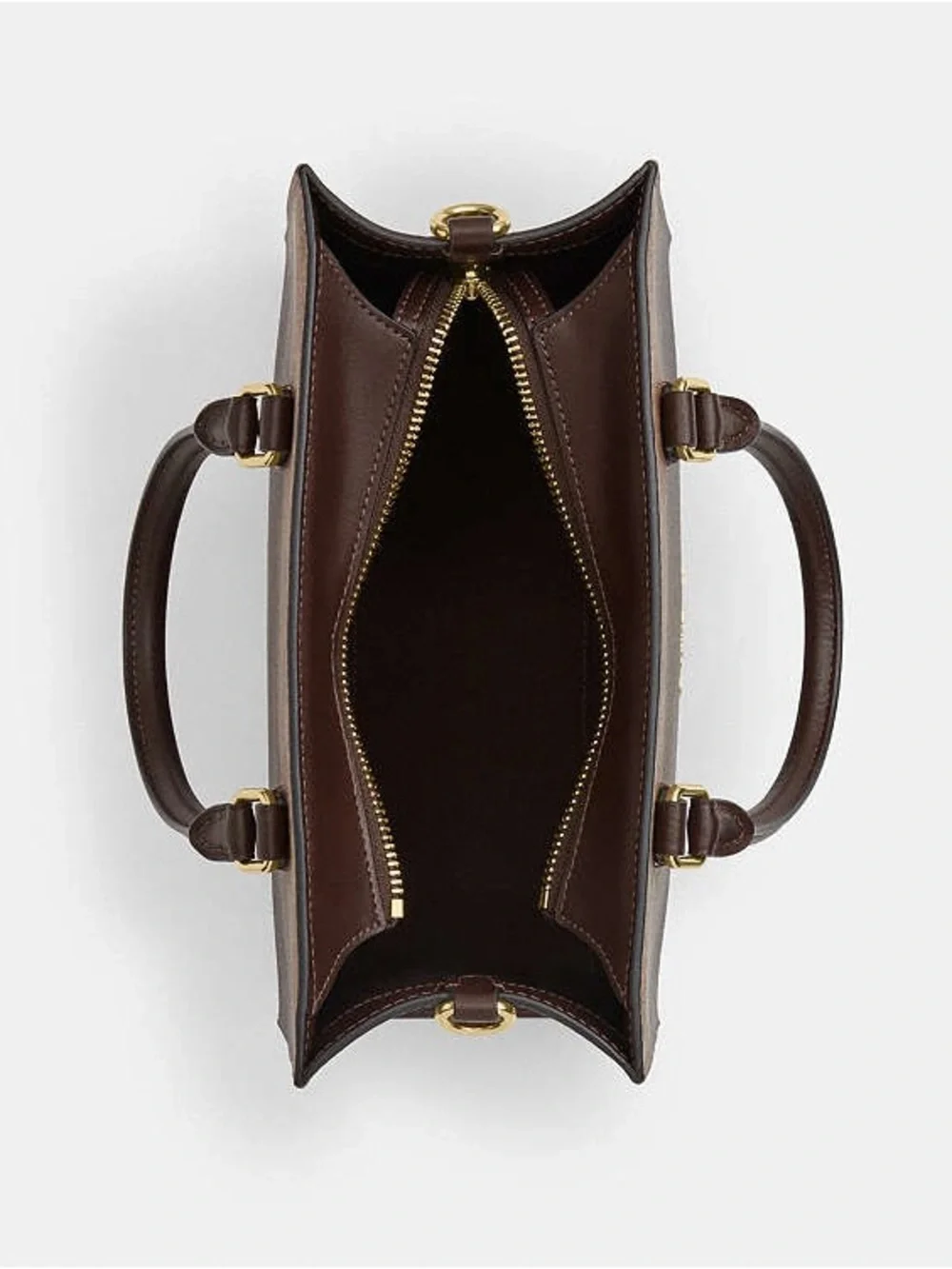 Coach leather brief